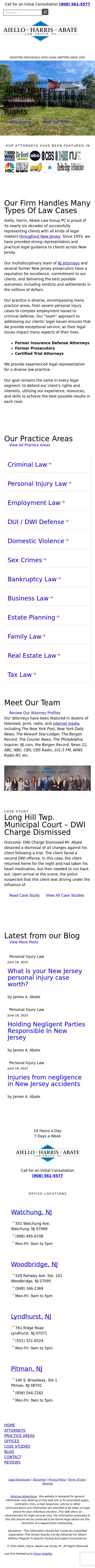 Aiello, Harris, Marth, Tunnero, Pastor & Schiffman, PC Attorneys At Law - Flemington NJ Lawyers