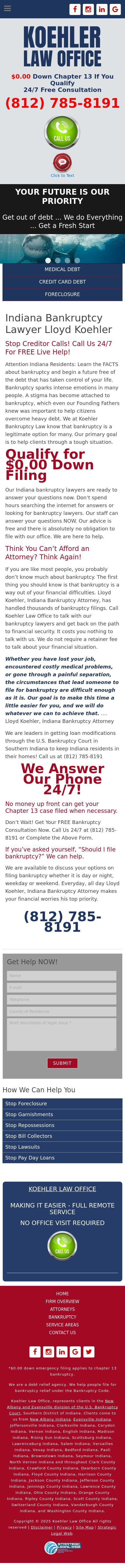 Koehler Law Office - New Albany IN Lawyers