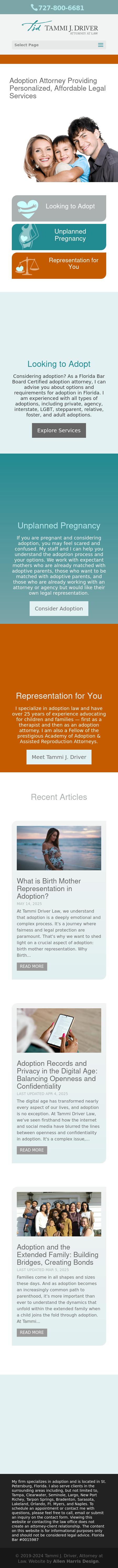 Law Office of Tammi J. Driver, P.L. - Saint Petersburg FL Lawyers